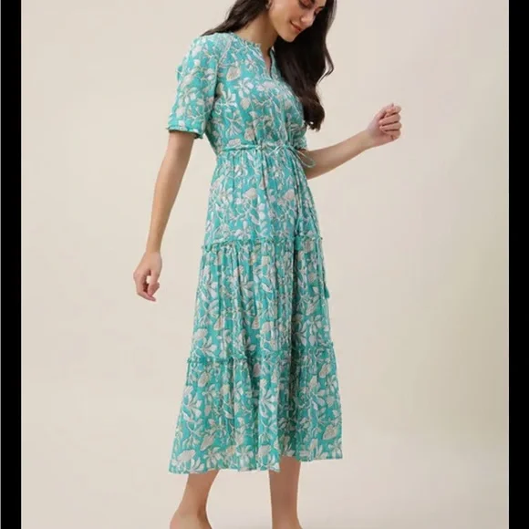fitted pink maxi dress LaBelle Strapless Drop Waist Pink Floral Maxi Dress - L Size - Women's Dresses